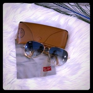 Genuine Ray Ban Oversized Aviator Sunglasses